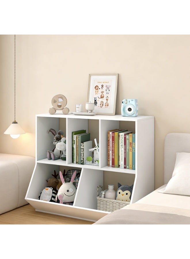 Children's Bookshelf Large-Capacity Toy Picture Book Integrated Storage Rack (SGG043) - Image 3